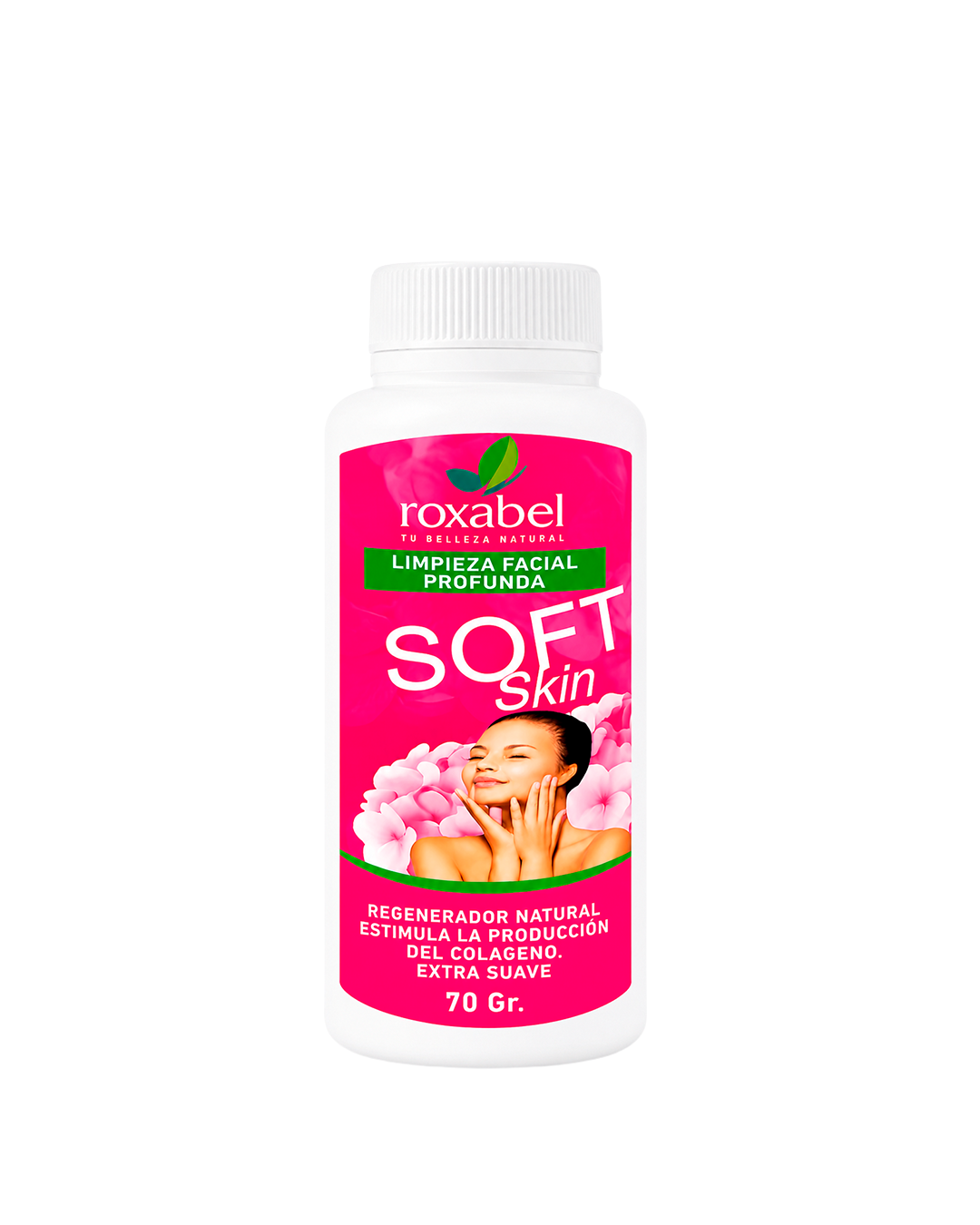 Exfoliantes y limpieza facial natural en polvo 70 GR.